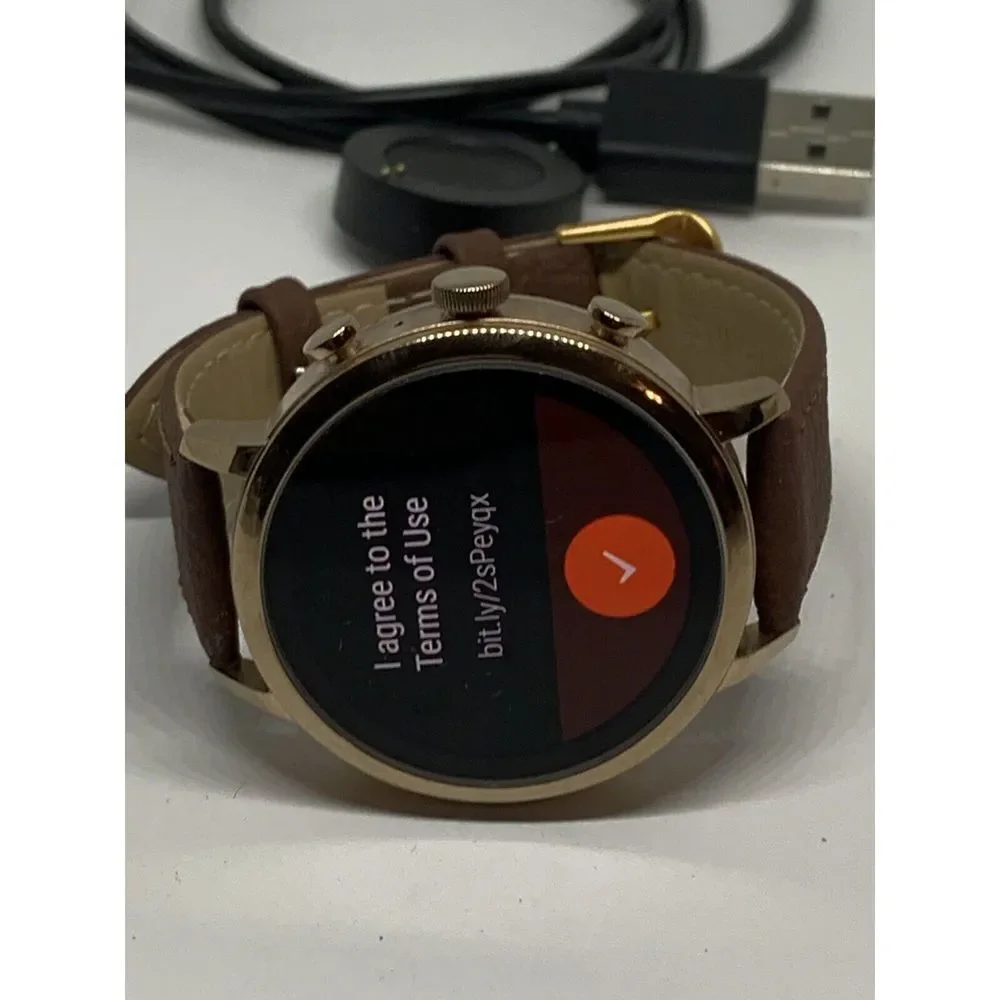 Fossil Gen 4 Authentic Digital Dial Smart Watch Custom Band FTW6020 NP14